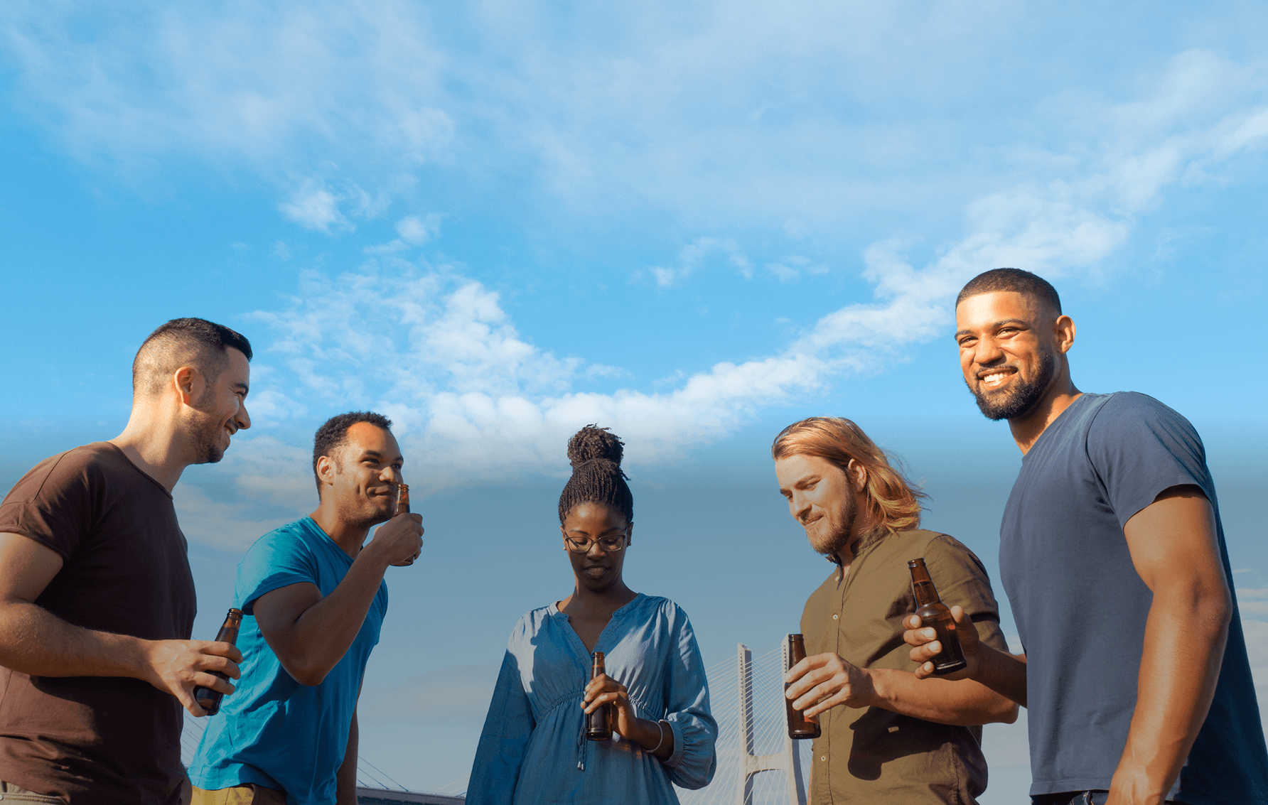Frozen forest background